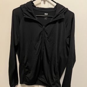 Lightweight Black Zip Up